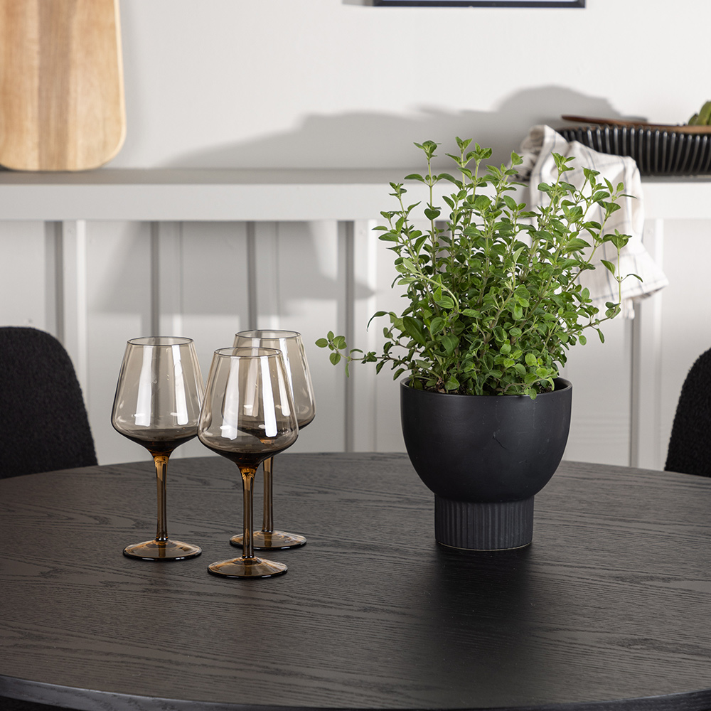 Matgrupp Venture Home Olivia Ø110 cm med 4 st Yesterday stolar