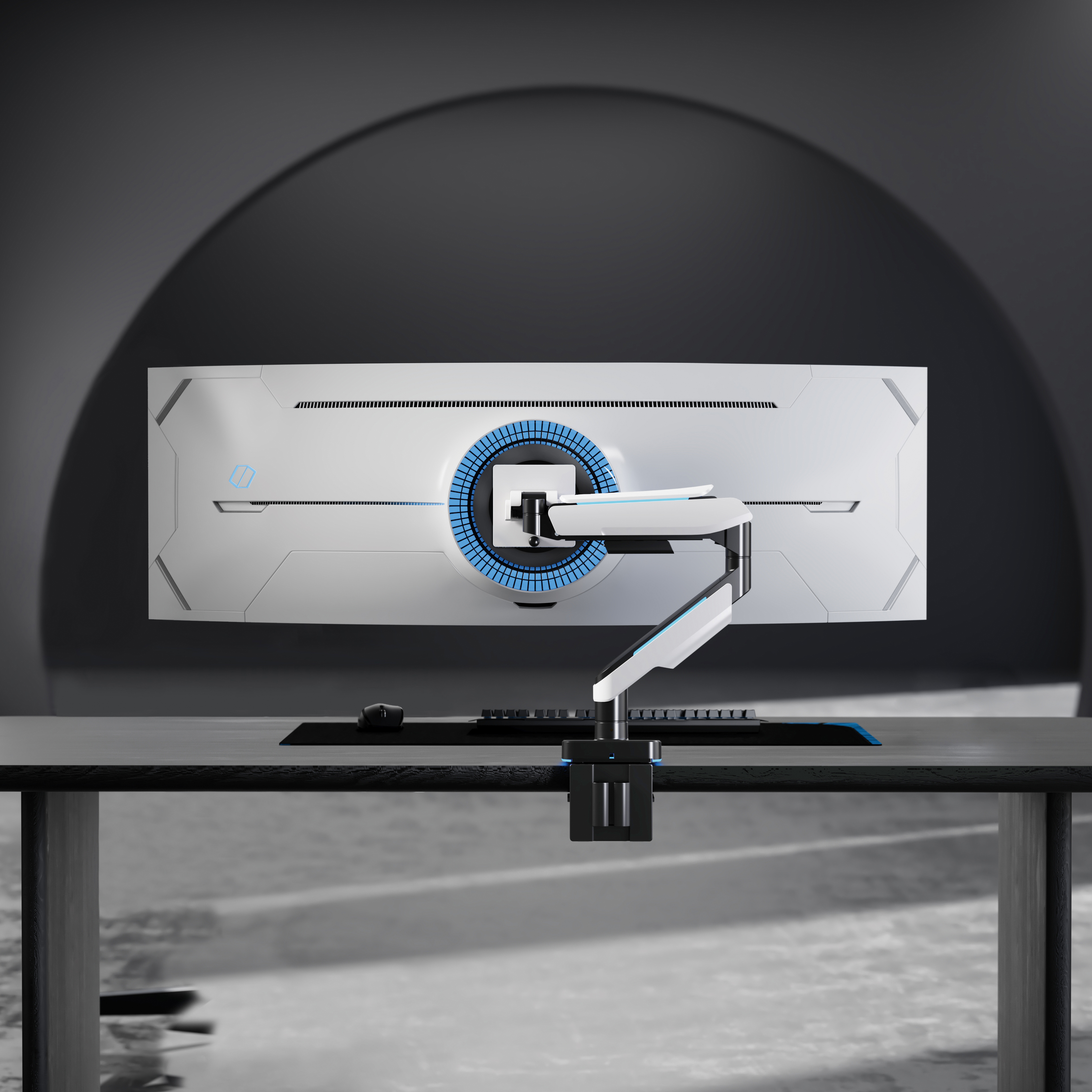 Gaming-monitorarm LogiLink 17-32 tum med Belysning