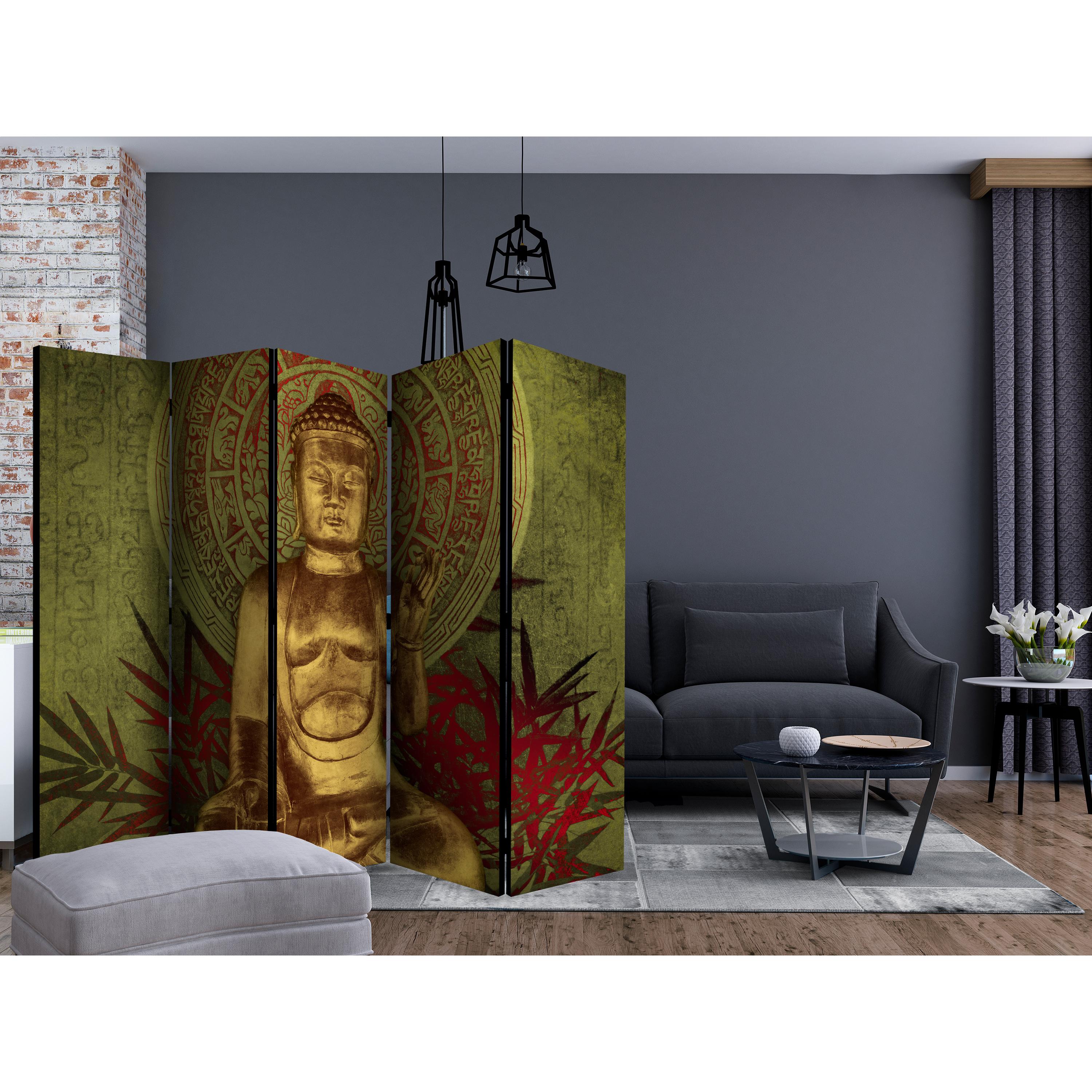 Rumsavdelare Skärmvägg Arkiio Golden Buddha II 225x172 cm