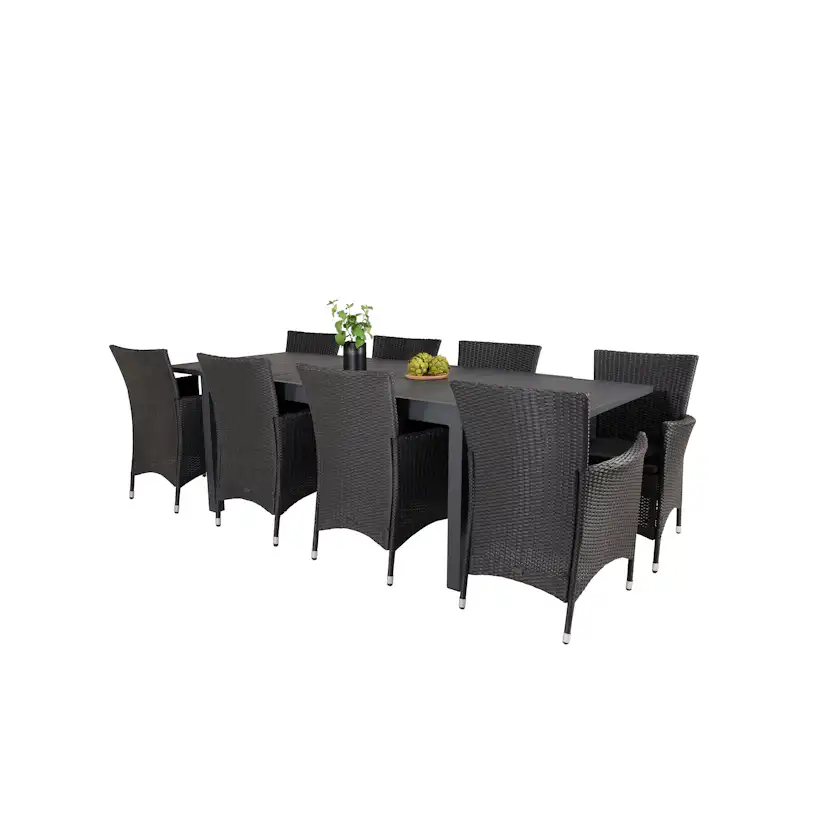 Matgrupp Venture Home Madrid 160/240 med 8 Kira Stolar