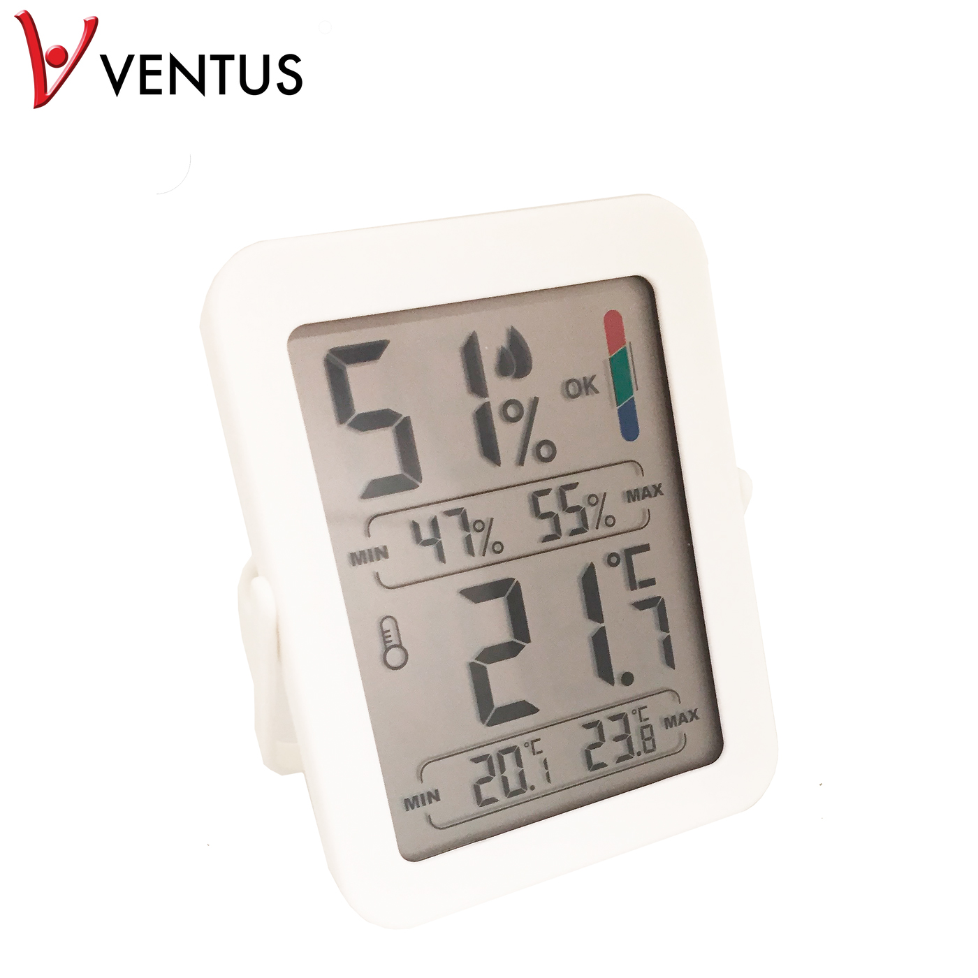Inomhus-/utomhustermometer Ventus Wa115 Digital