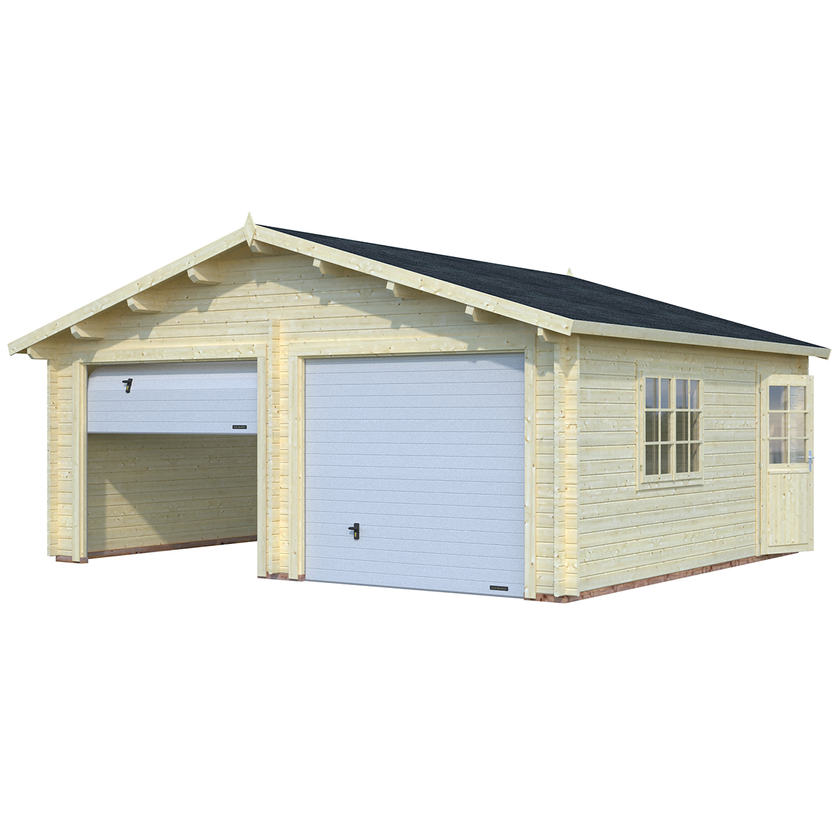 Garage Palmako Roger 28,4 m2 med Takskjutport