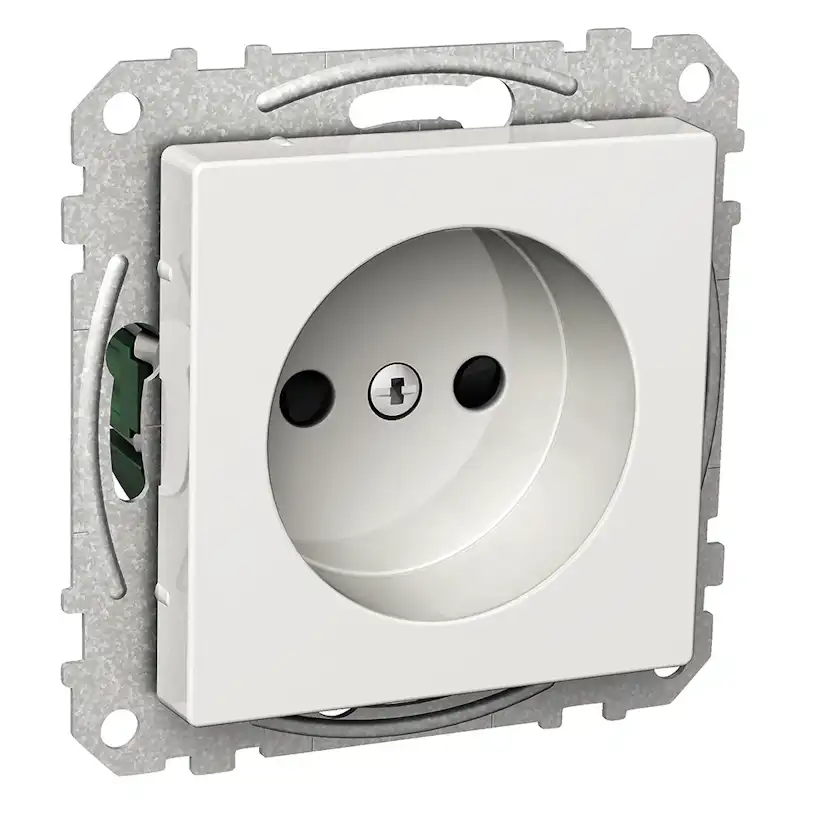 Vägguttag Schneider Electric Exxact Ojordat