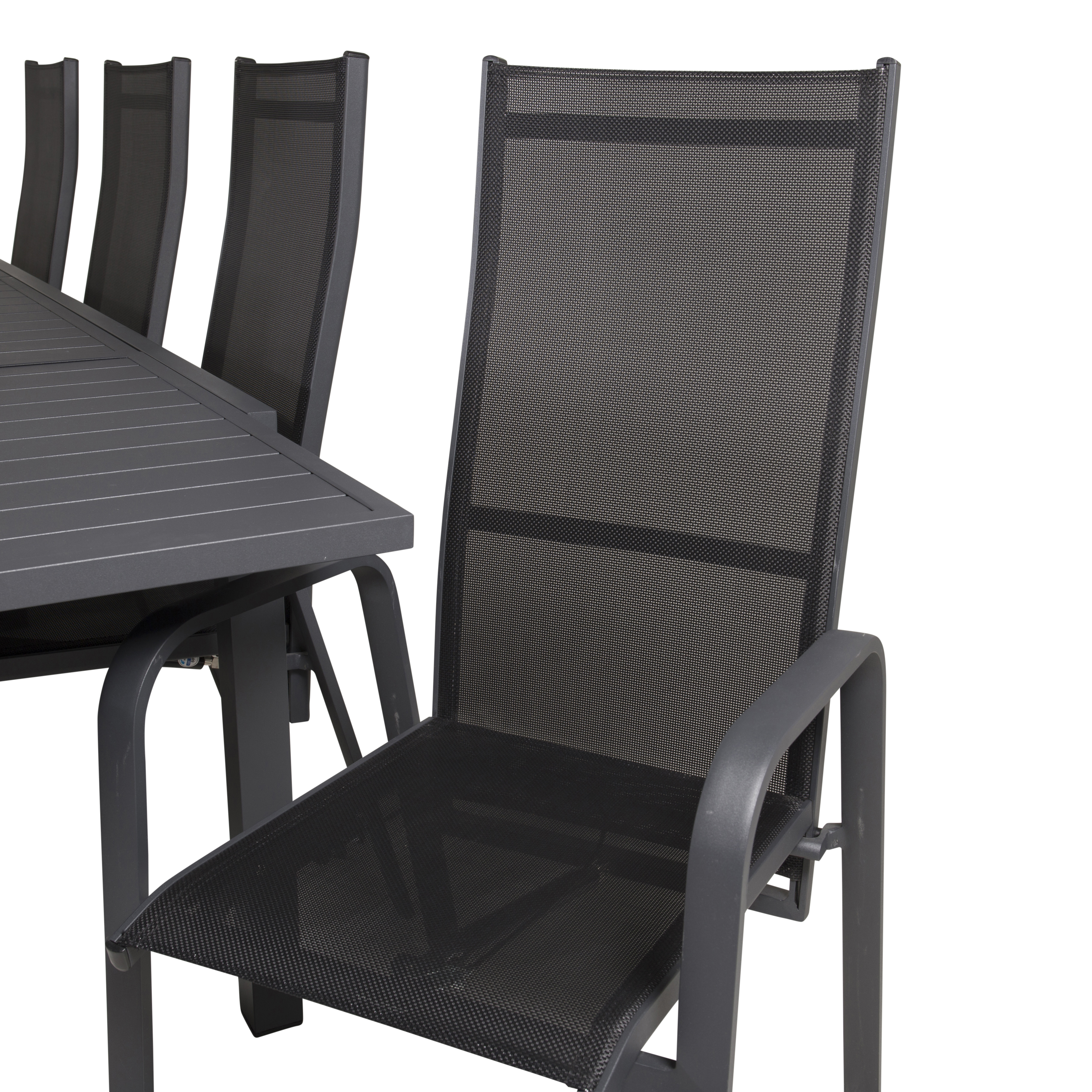 Matgrupp Venture Home Madrid 160/240 med 8 Copacabana Stolar