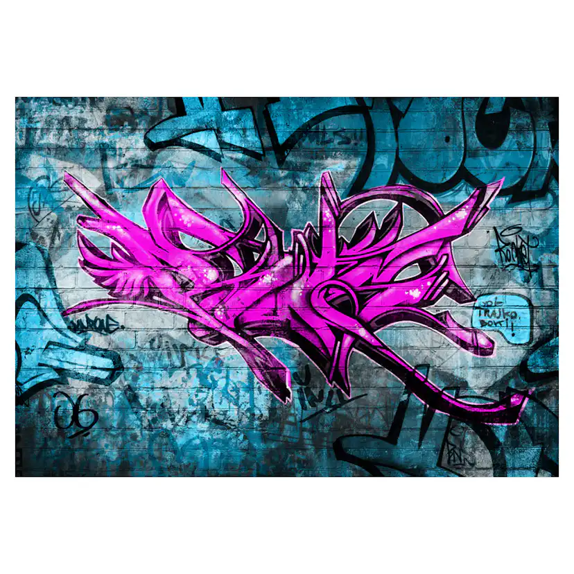 Anonymous graffiti 350x245 Storlek: 350x245 cm