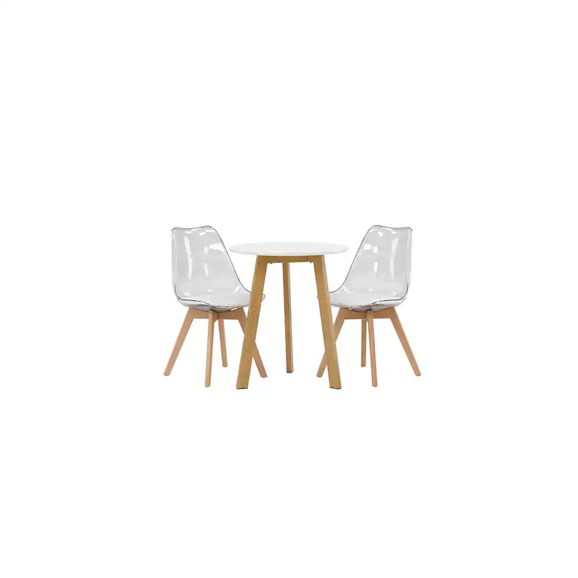 Matgrupp Venture Home Leonora Ø65 cm med 2 st Edvin stolar