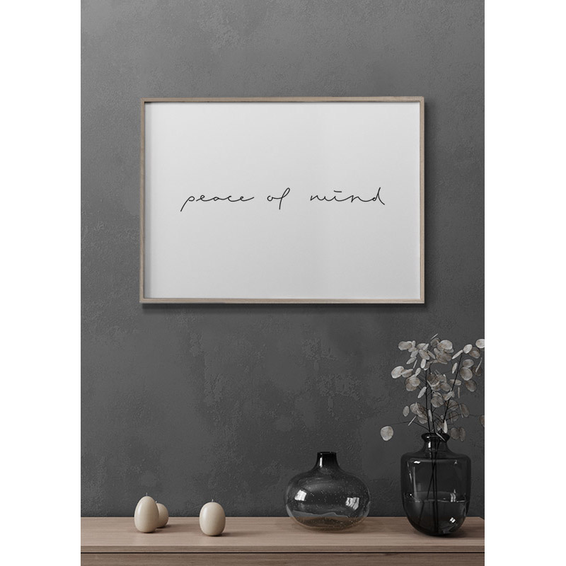 Poster Gallerix Peace of mind