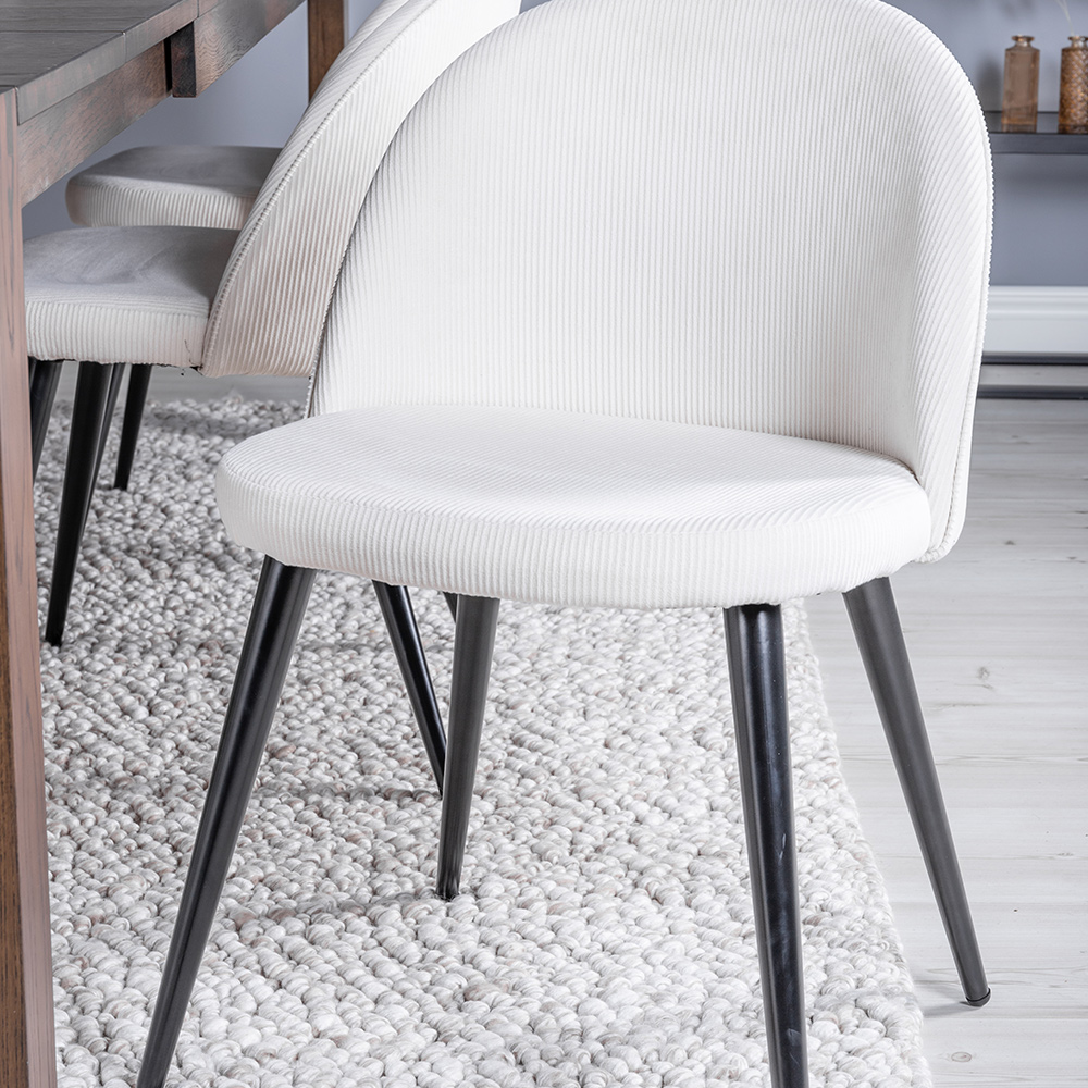 Matgrupp Venture Home Slider med 6 Velvet Stolar