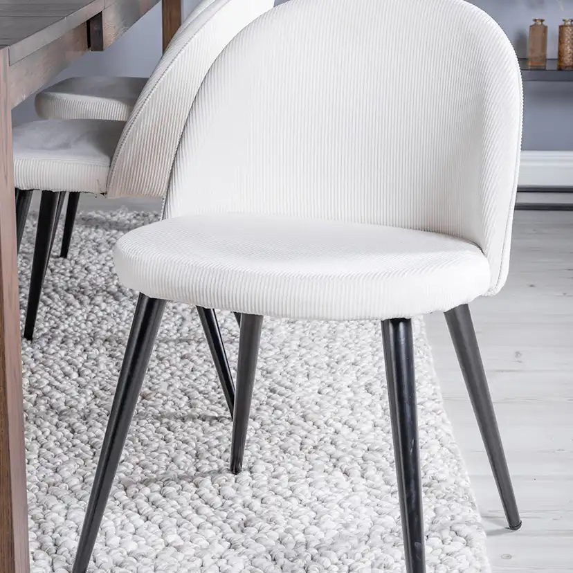Matgrupp Venture Home Slider med 6 Velvet Stolar