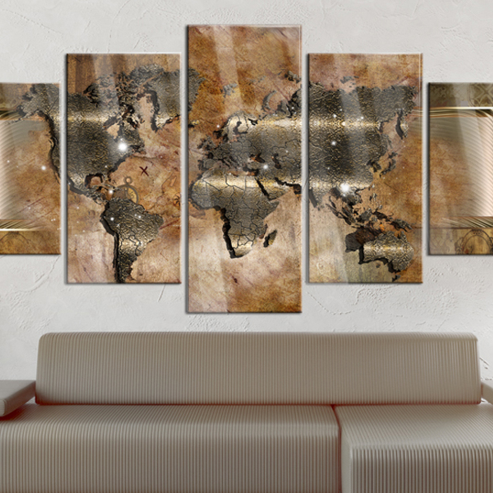 Akrylglastavla Arkiio Steel Map