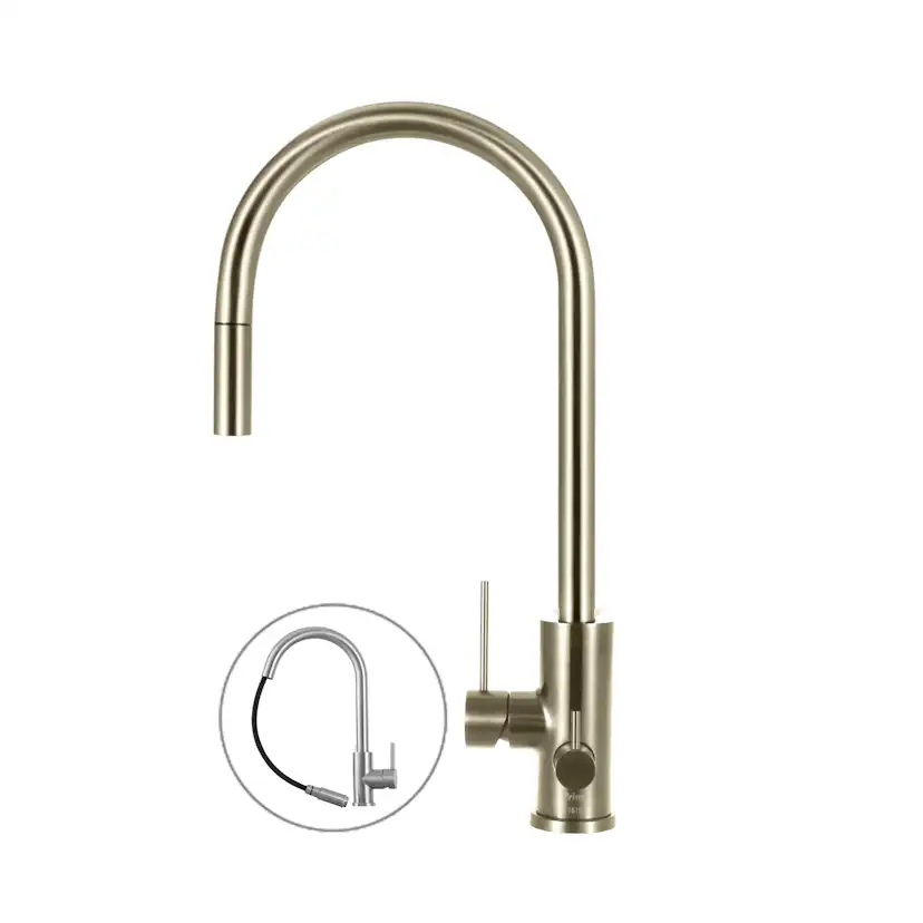 Köksblandare Scandtap Steel Accent med Utdragbar Pip