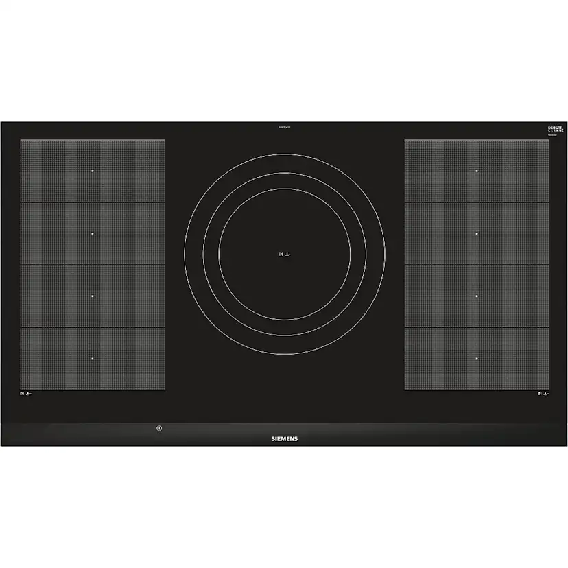 Induktionshäll Siemens iQ700 EX975LVC1E Svart med Flexinduktion och Barnspärr