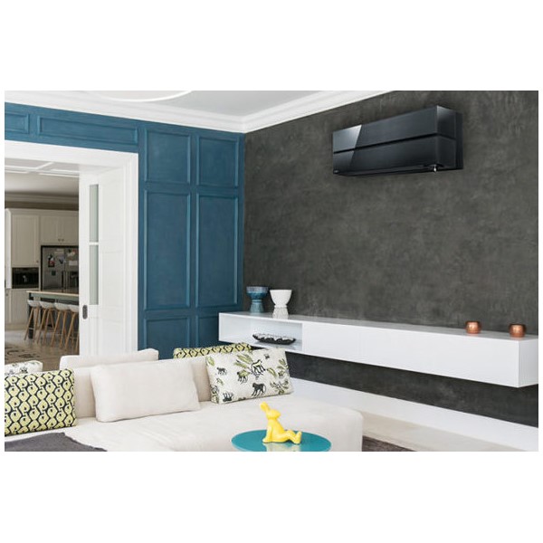 Mitsubishi Electric Hero 2.0 LN25 6,3kW Värme SCOP 5,2 Luftvärmepump Paket med Markstativ