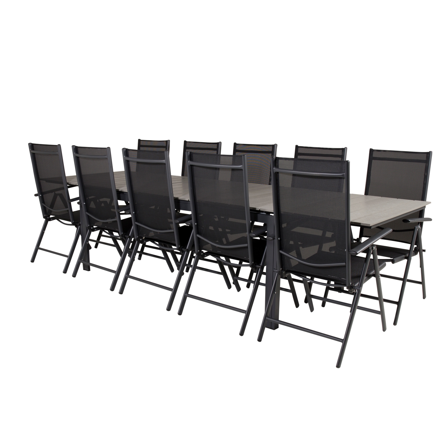 Matgrupp Venture Home Lova 224/324 med 10 Bront Stolar