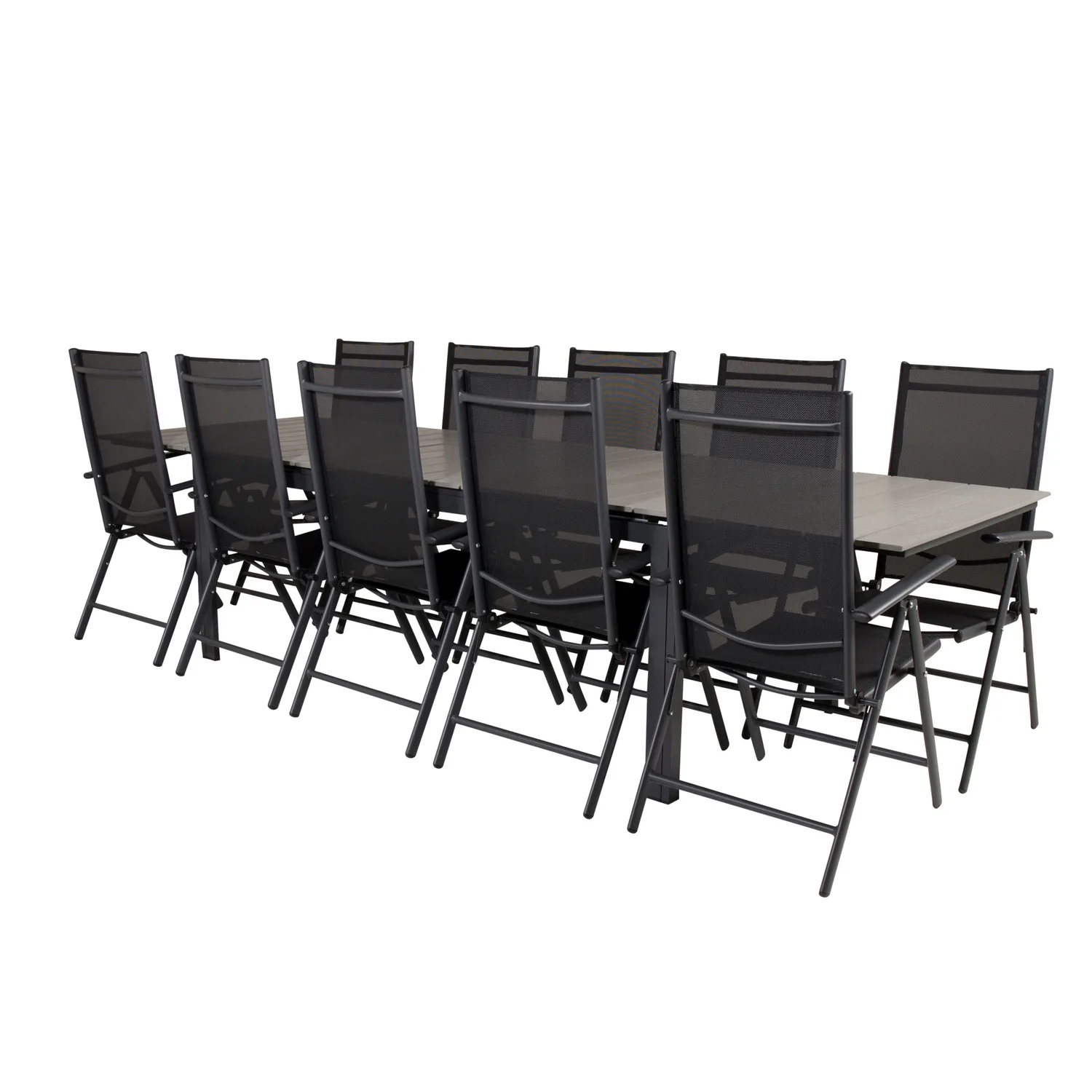 Matgrupp Venture Home Lova 224/324 med 10 Bront Stolar
