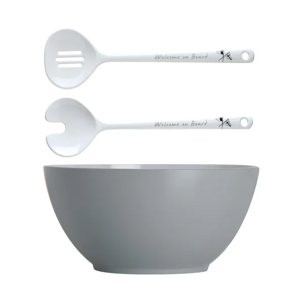 Salladsskål Marine Business med bestick Ø25 cm