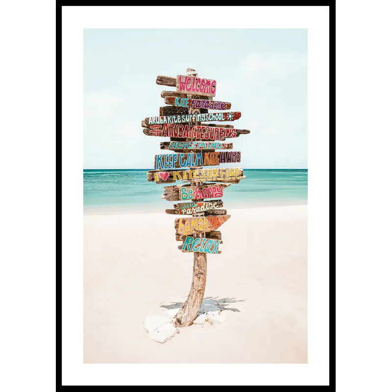 Paradise Point Signpost 50x70 50x70 cm