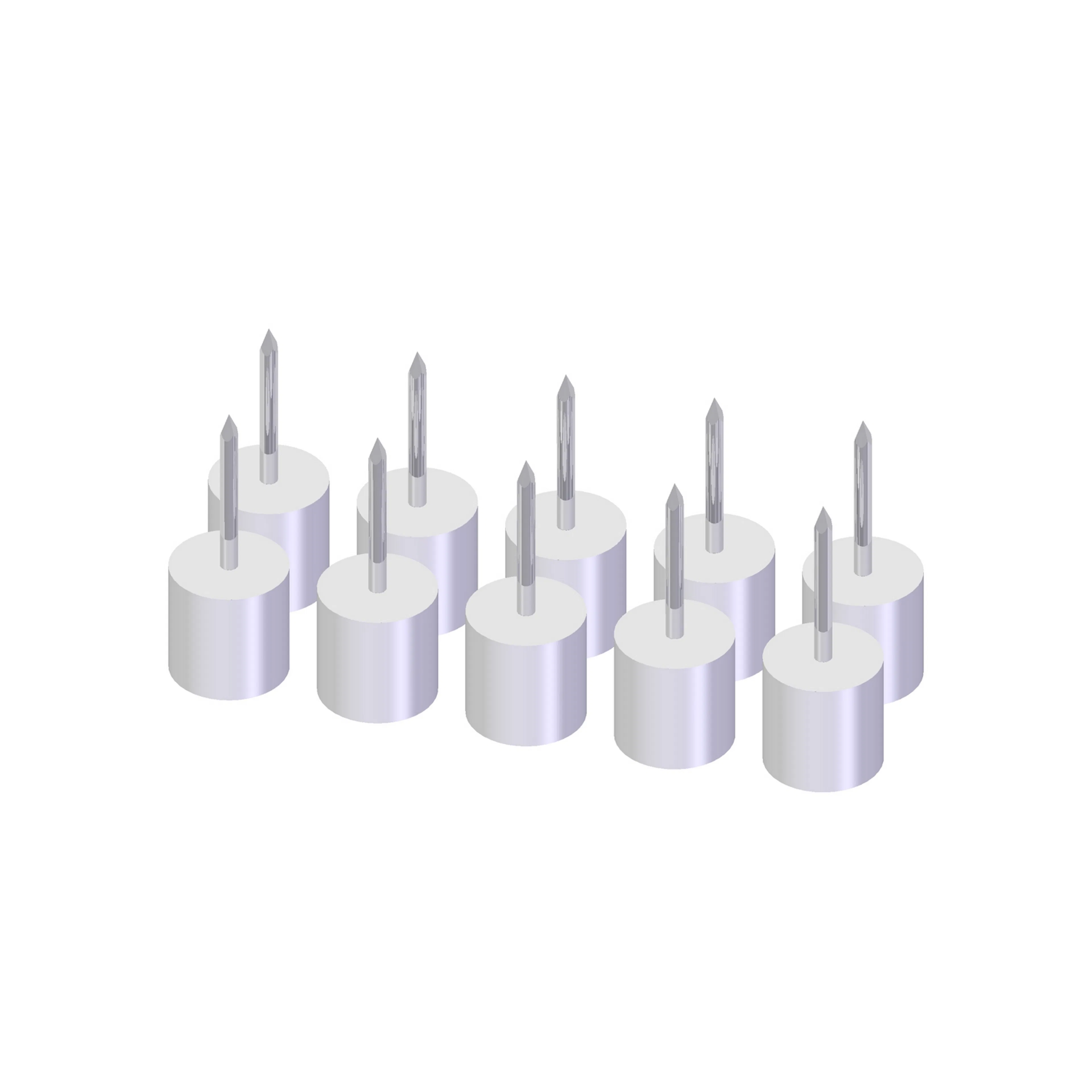 Hyllstift Lundbergs Wide 10-Pack Vit