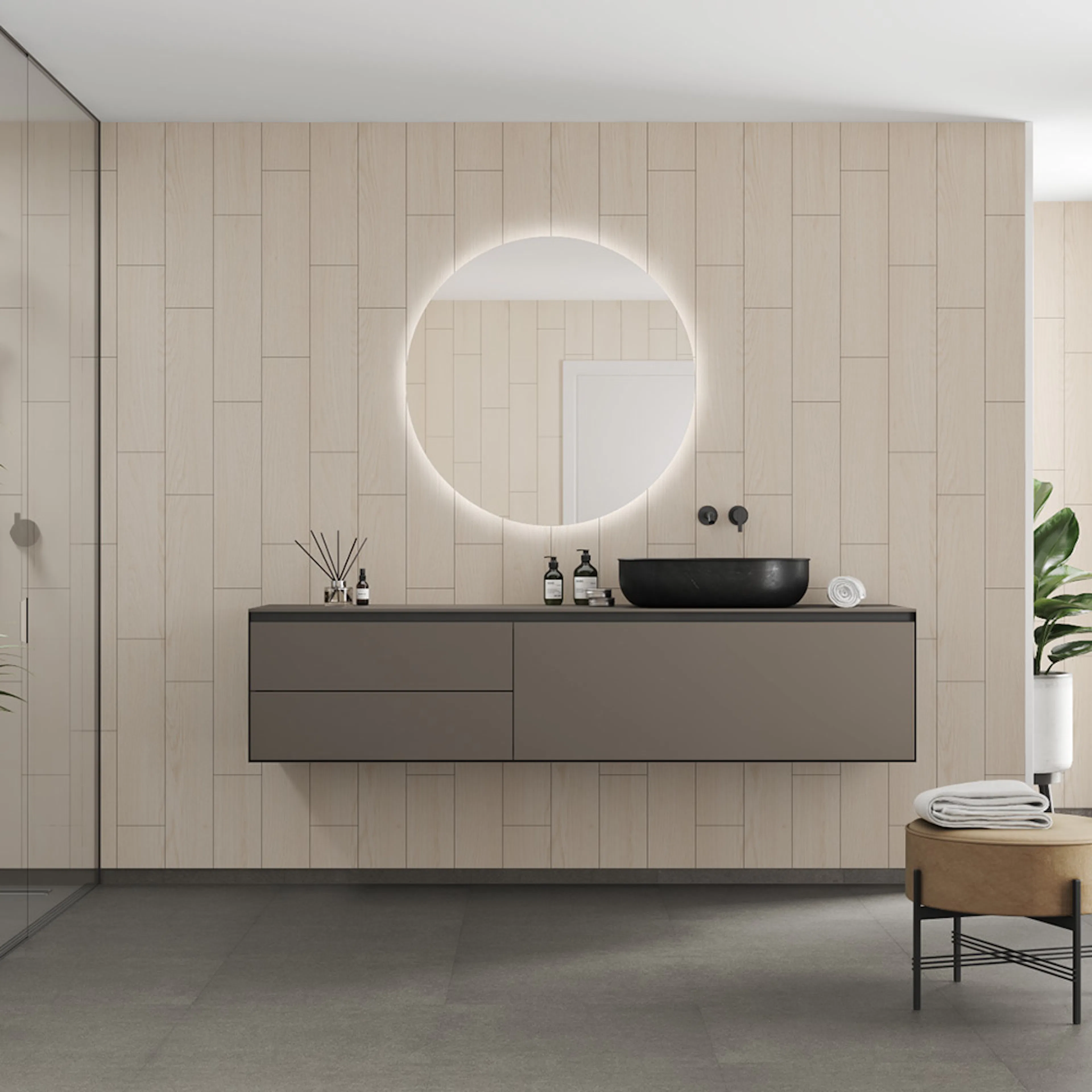 Våtrumsskiva Fibo 2159-M76 Light Wood 10x620x2400 mm