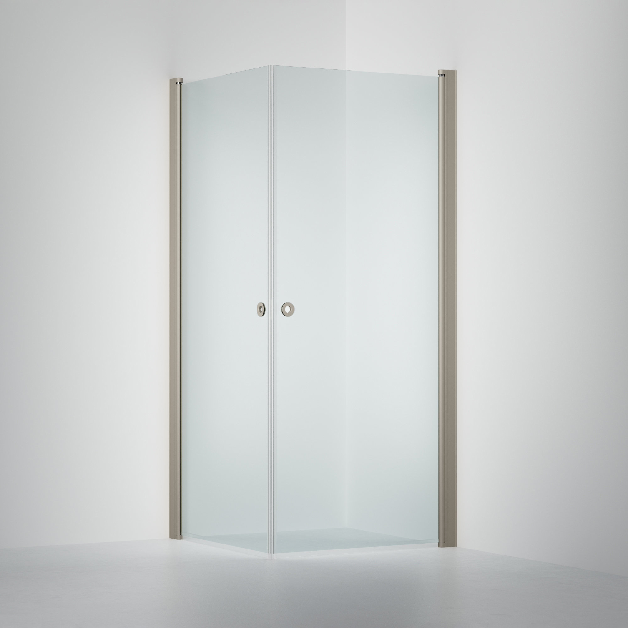 Duschvägg Linc Angel 900x900 mm, Klarglas, Stone