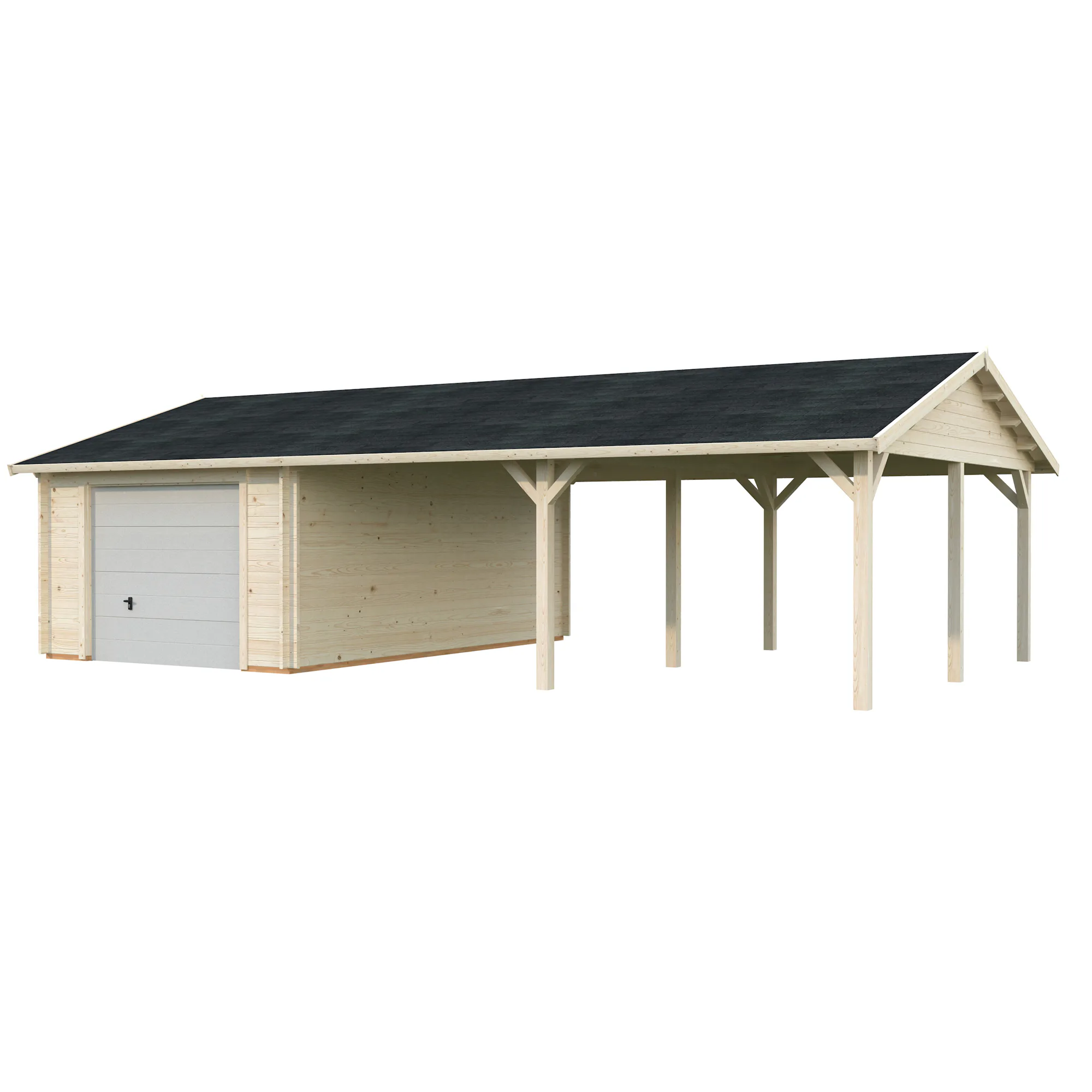 Roger 19,0+33,2 m2 with sectional door NO Obehandlad