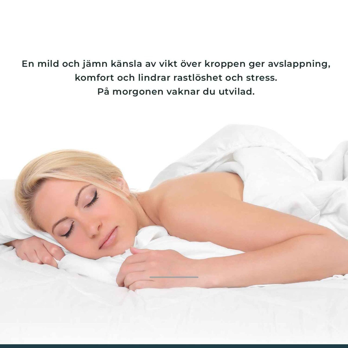 Tyngdtäcke Polar Night Bomull 150x200 cm