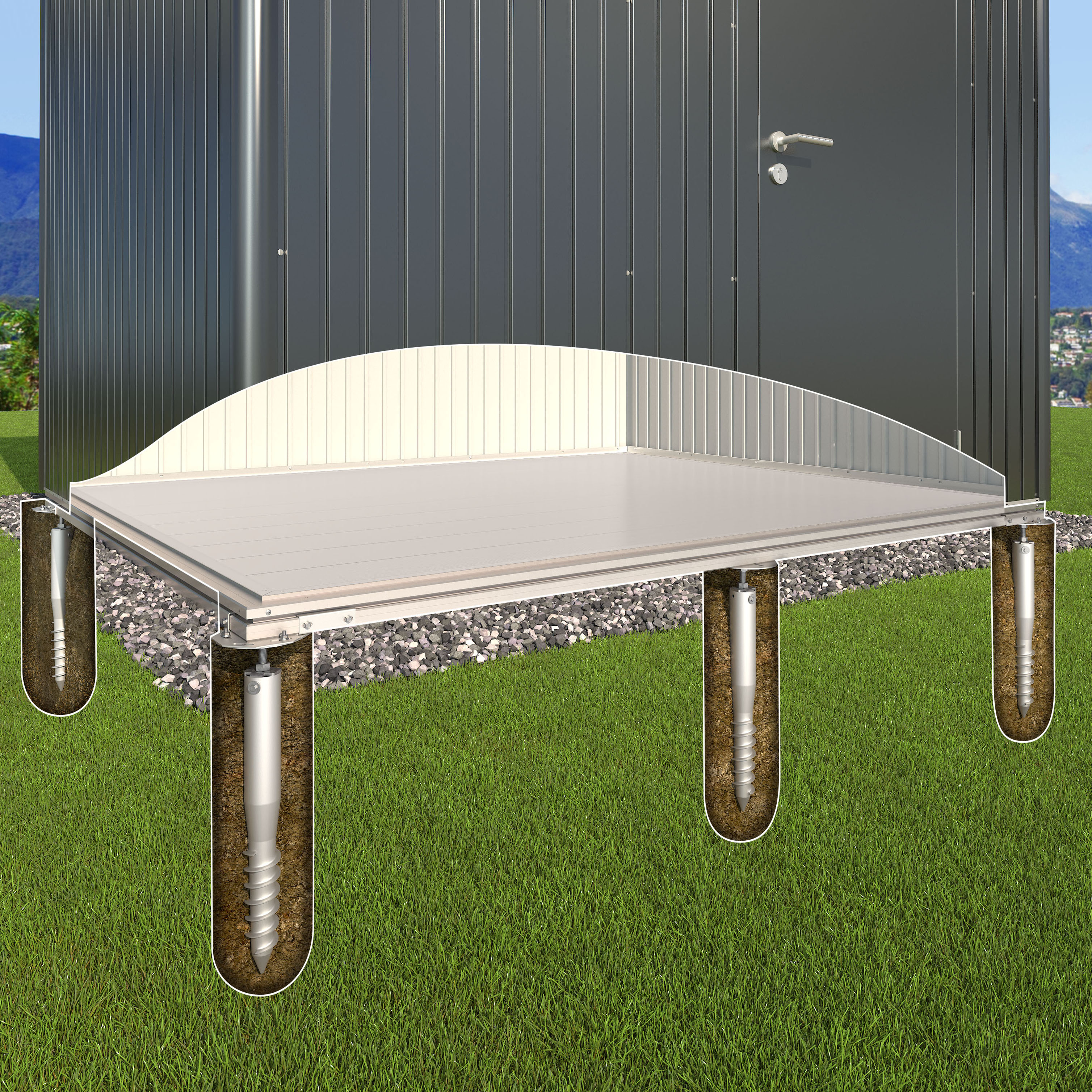 SmartBase PLUS Biohort Europa 2A och redskapsskåp 230