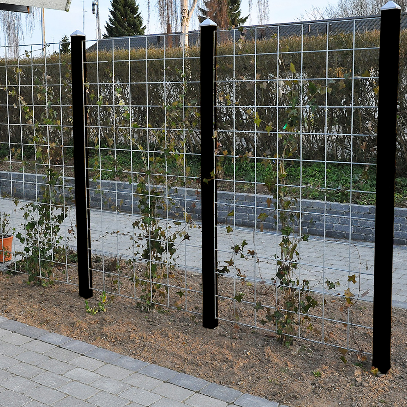 Spalje Hortus 900x1500 mm Galvaniserad 3 paneler