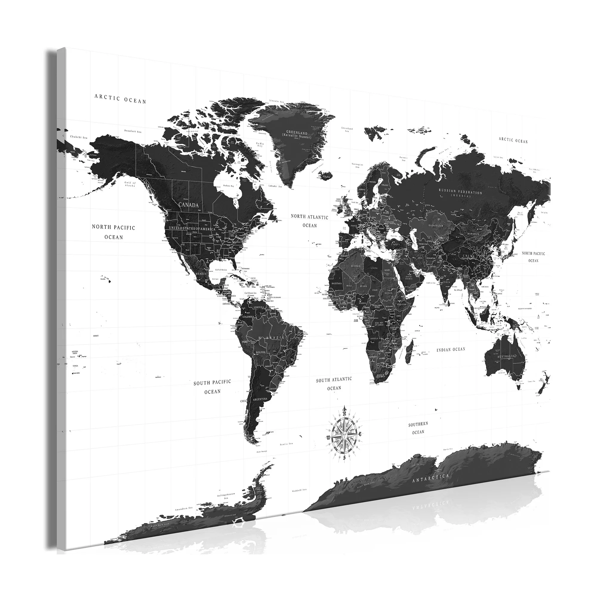 Tavla Arkiio Black And White Map