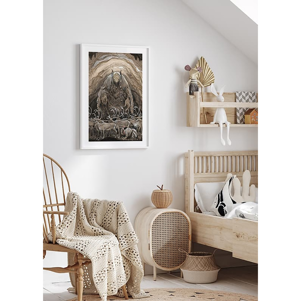 Poster Gallerix Nilas Offer Julbocken II av John Bauer