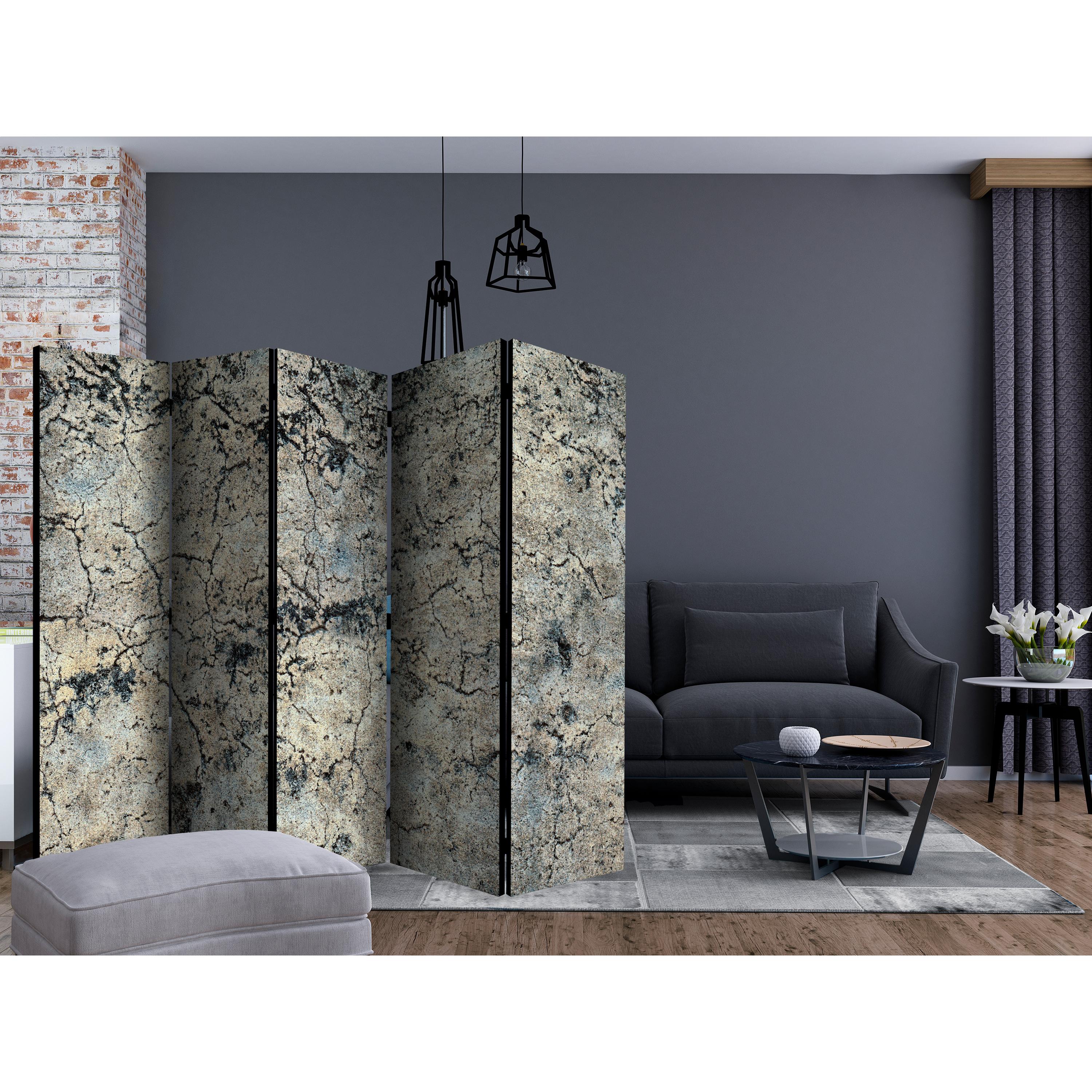 Rumsavdelare Skärmvägg Arkiio Cracked Stone II 225x172 cm