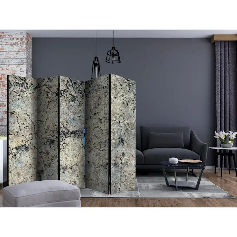 Rumsavdelare Skärmvägg Arkiio Cracked Stone II 225x172 cm