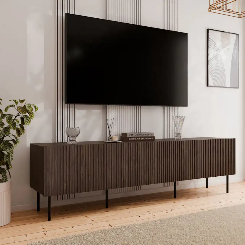 Tv-Bänk Scandinavian Choice Hammarstrand 201 cm med förvaring