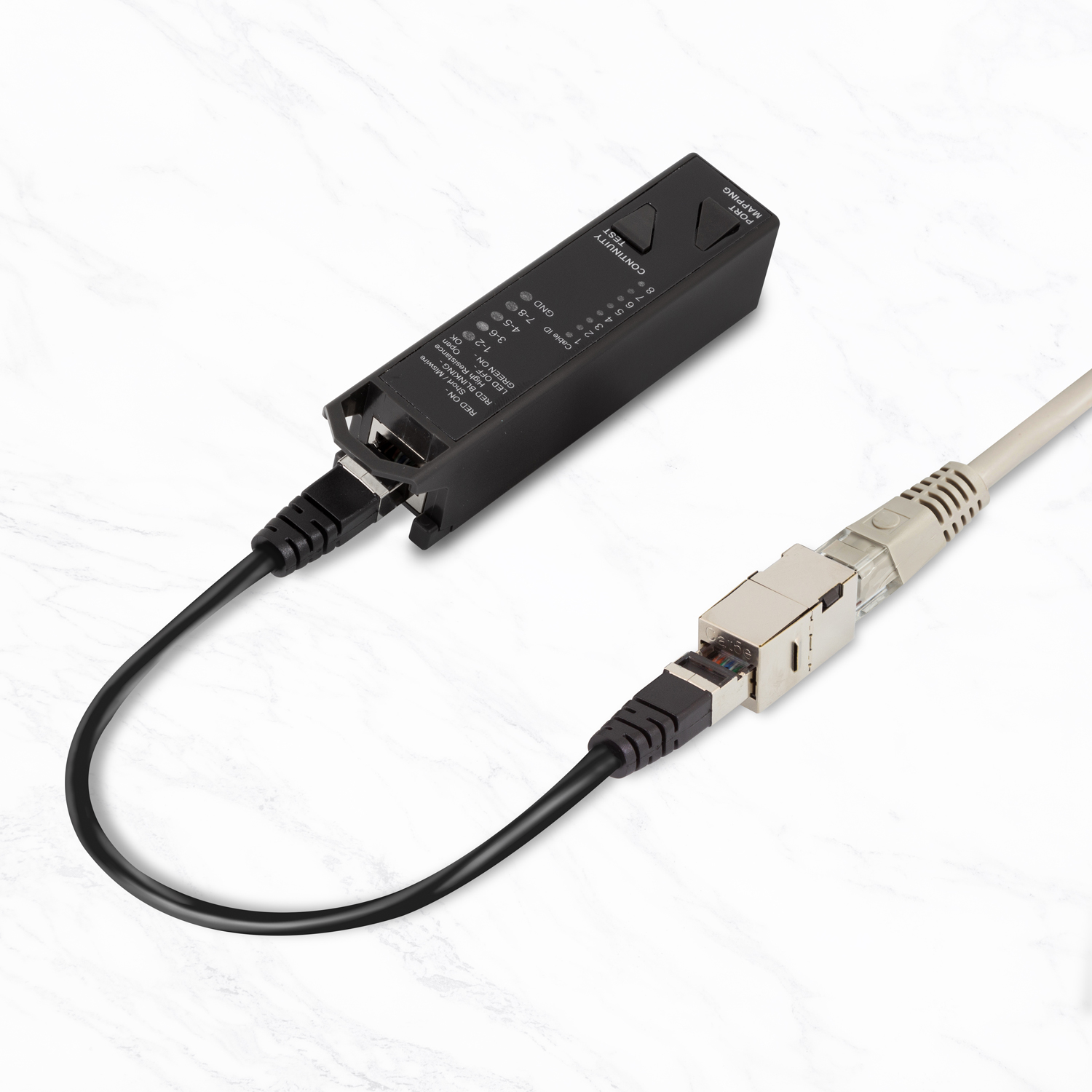 Nätverkskabeltestare och Portmappning LogiLink 3-in-1