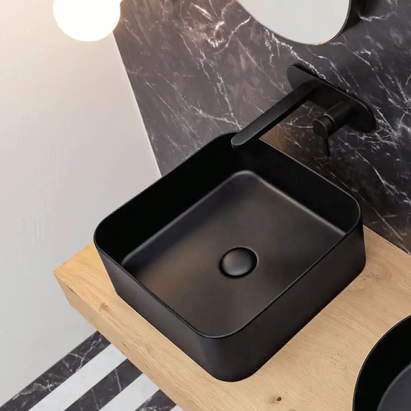Tvättställ Lavabo Mate Slim 400x400 mm
