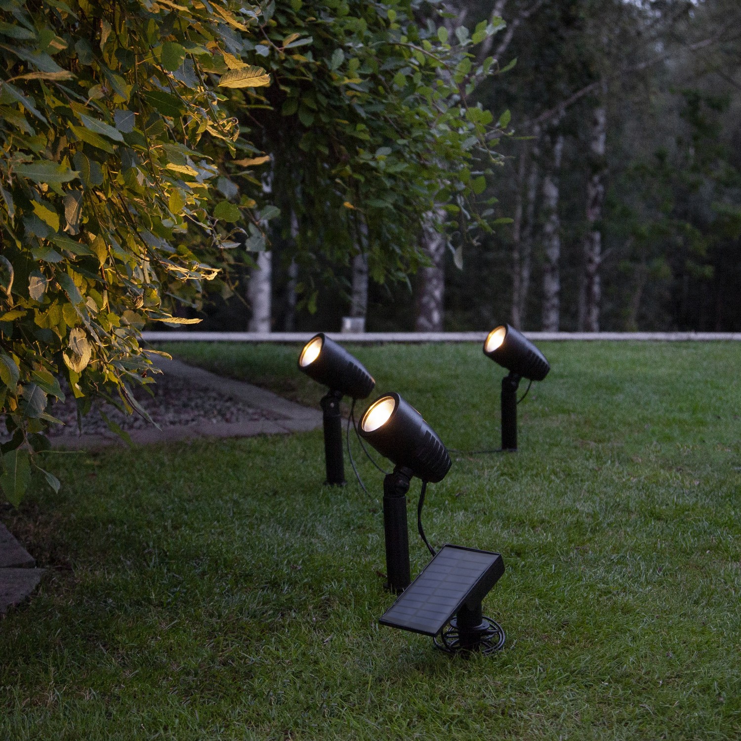 Solcells-Spotlight Star Trading Powerspot x 3