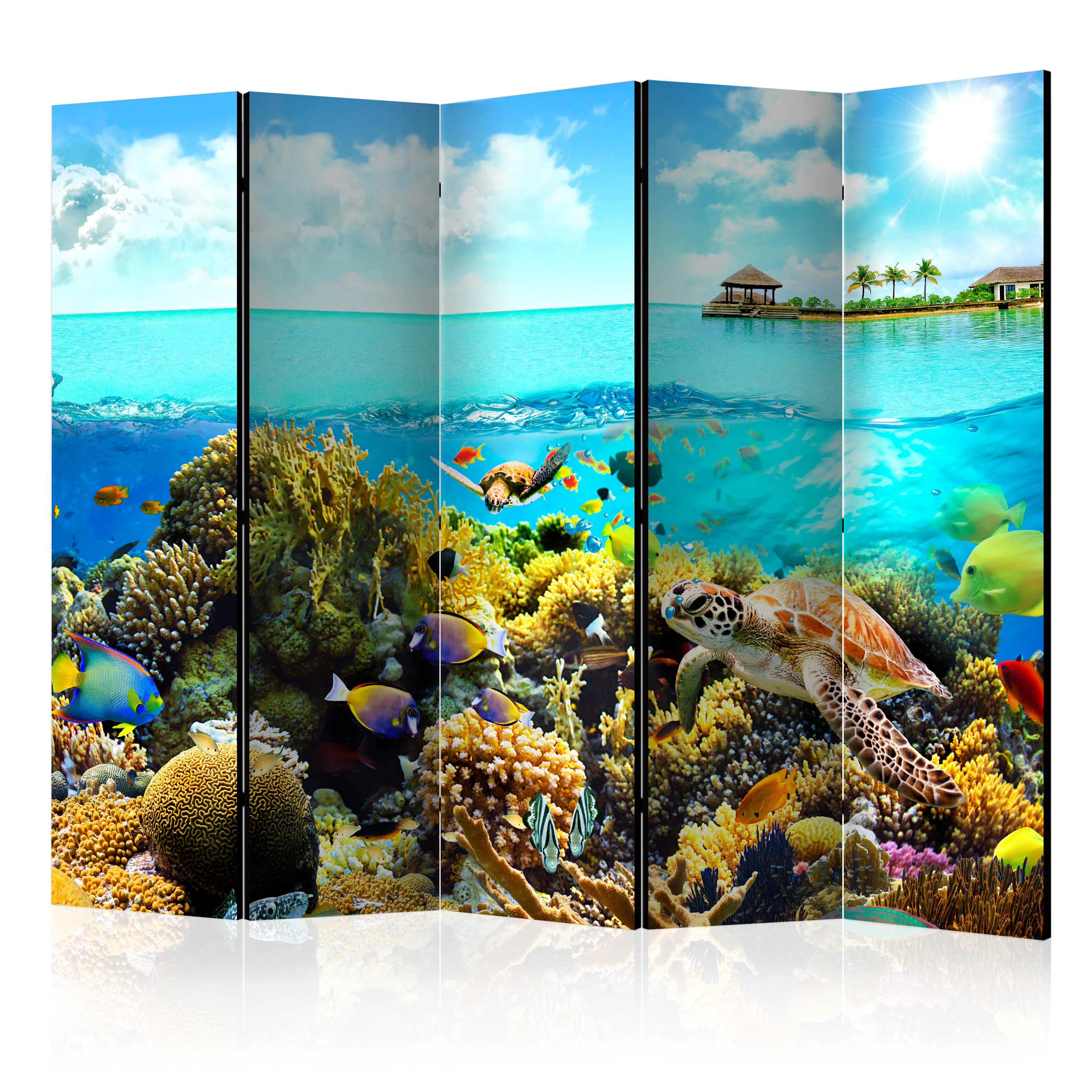 Rumsavdelare Skärmvägg Arkiio Heavenly Maldive II 225x172 cm