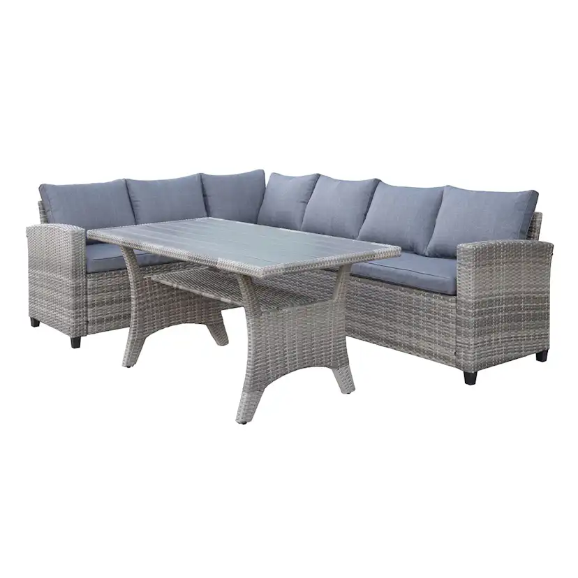 Loungegrupp Comfort Garden James Light med förvaring