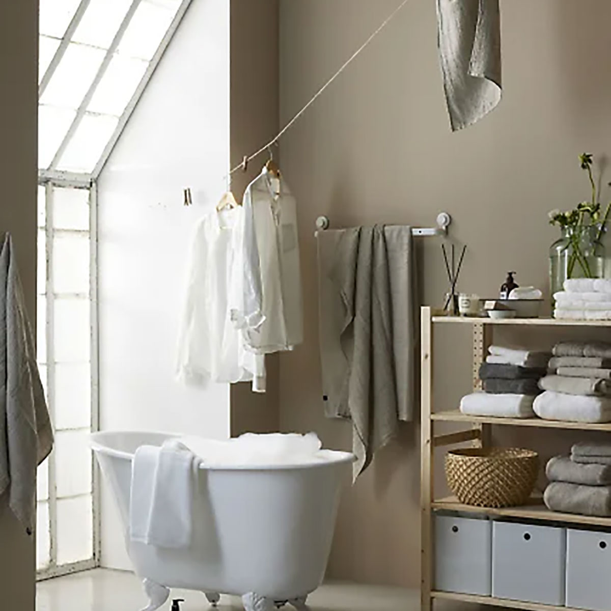 Badrumsmatta Himla Max Mother of Pearl