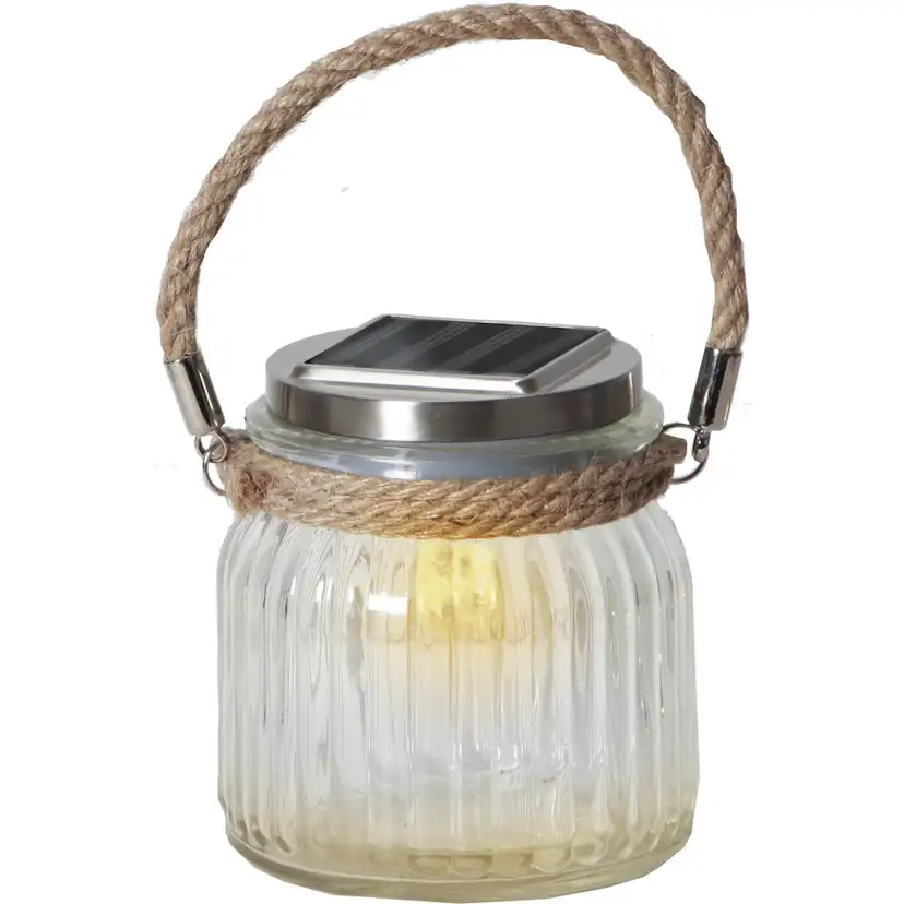 Solcellslykta Star Trading Jamjar
