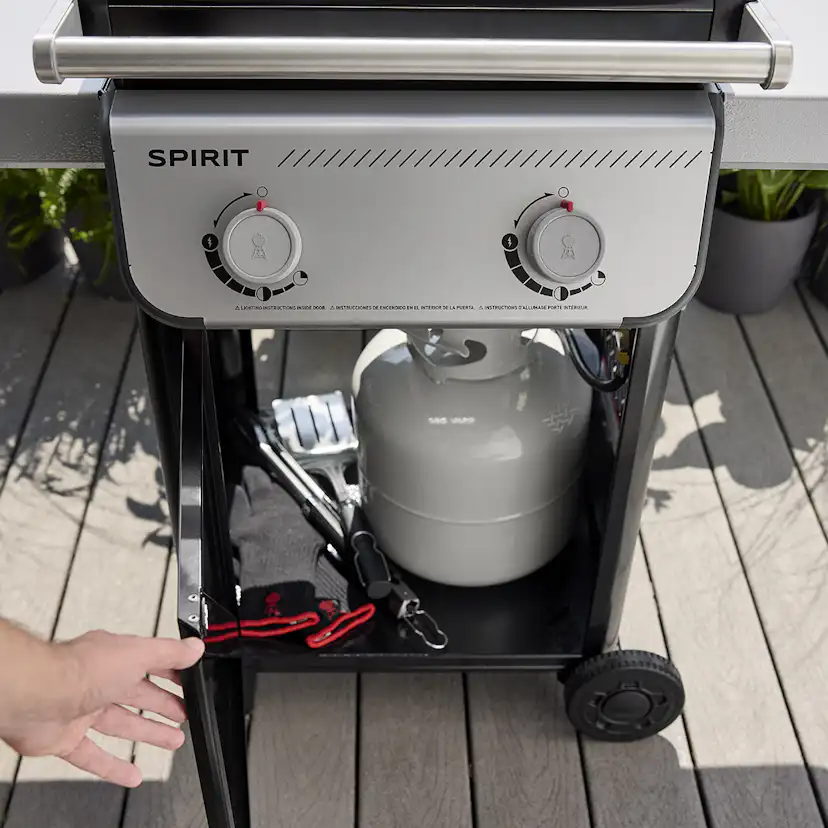 Gasolgrill Weber Spirit E-210 med 2 Brännare & Sidobord
