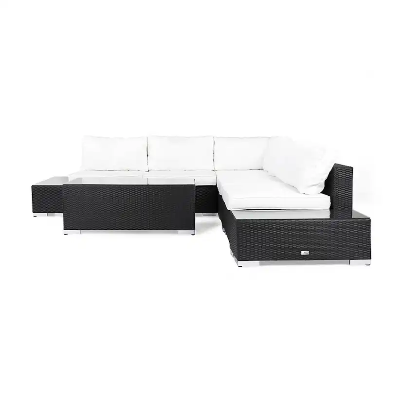 Loungegrupp Comfort Garden Bahamas 5-sits inkl. Utebord och Dynor Utomhus