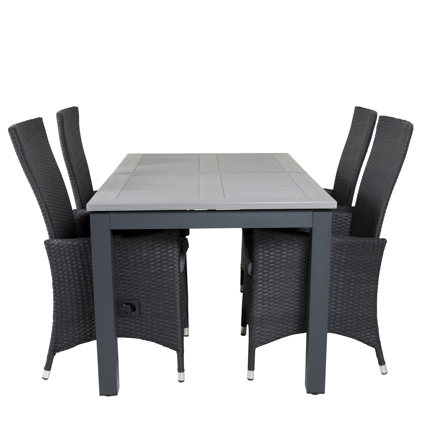 Matgrupp Venture Home Aleyna 160/240 med 4 Pishi Matstolar