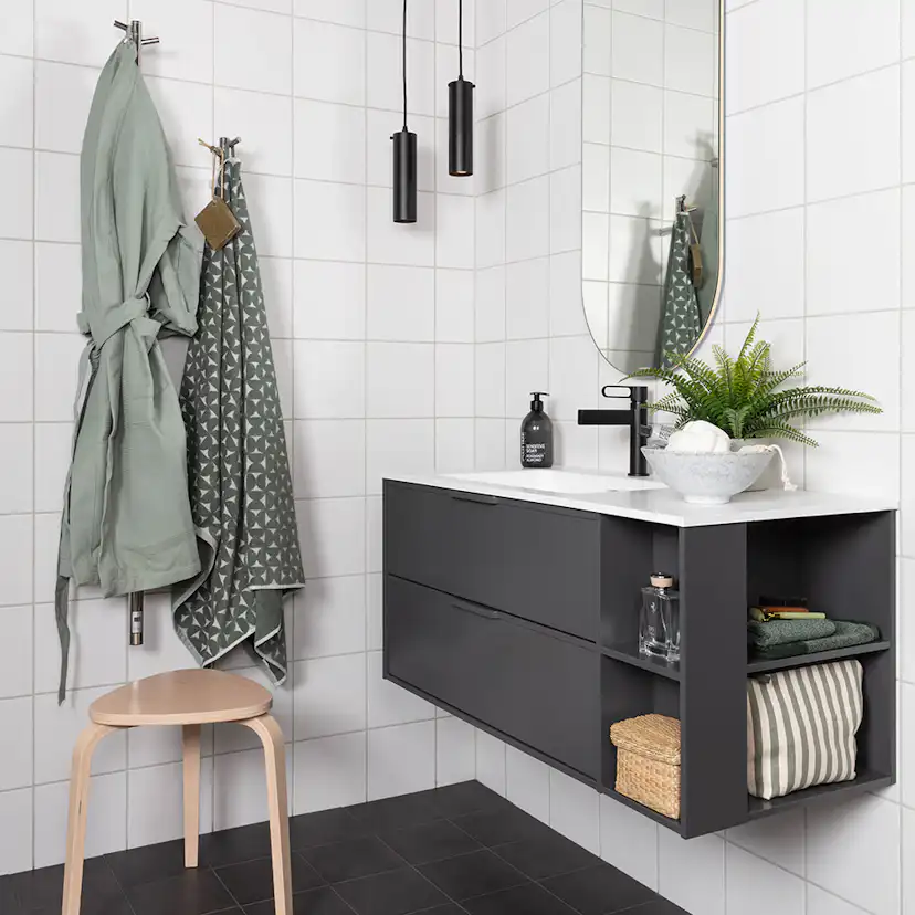 Klinker Arredo Arc Svart 20x20 cm