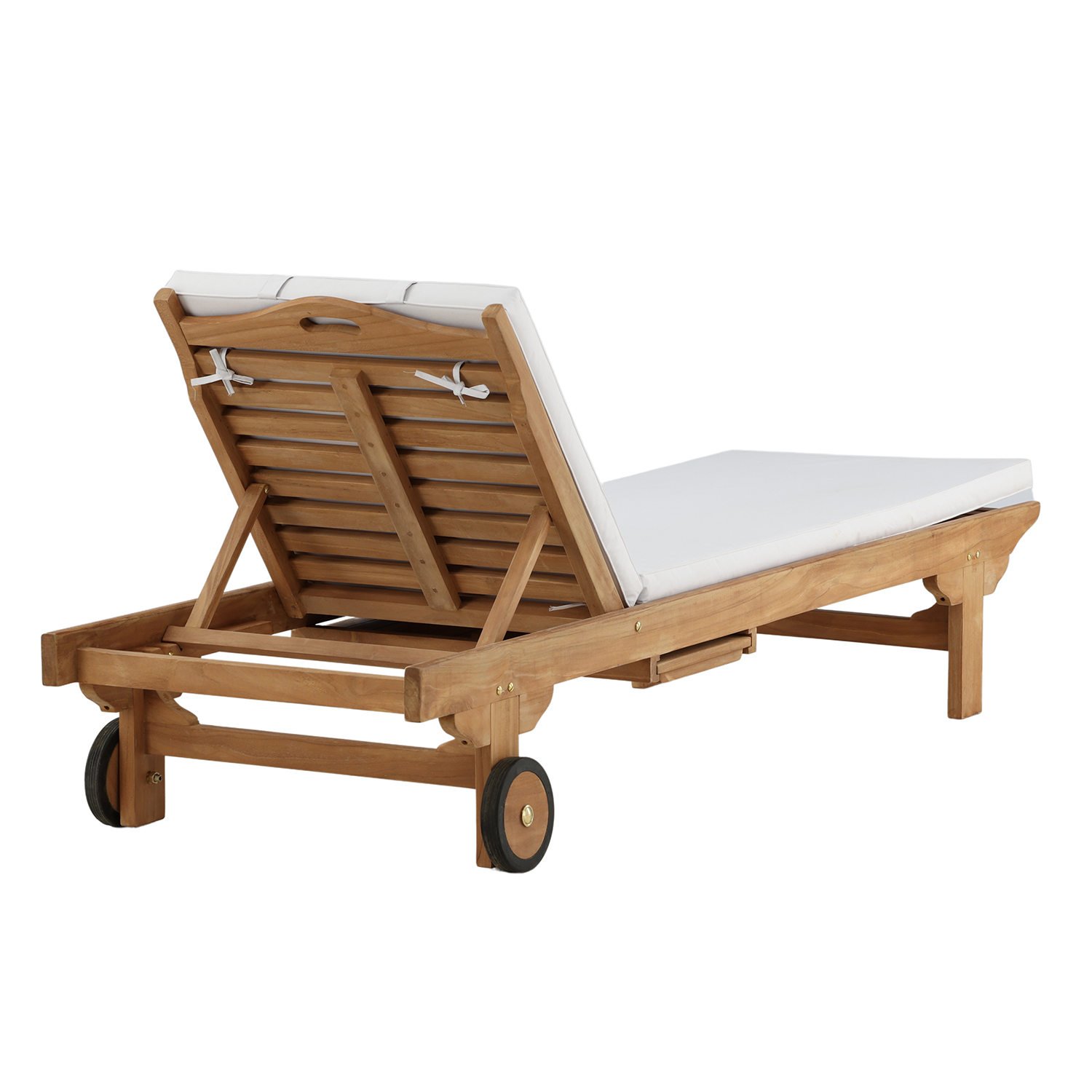 Solsäng Venture Home Ghana med Ställbart Ryggstöd, Teak Utomhus