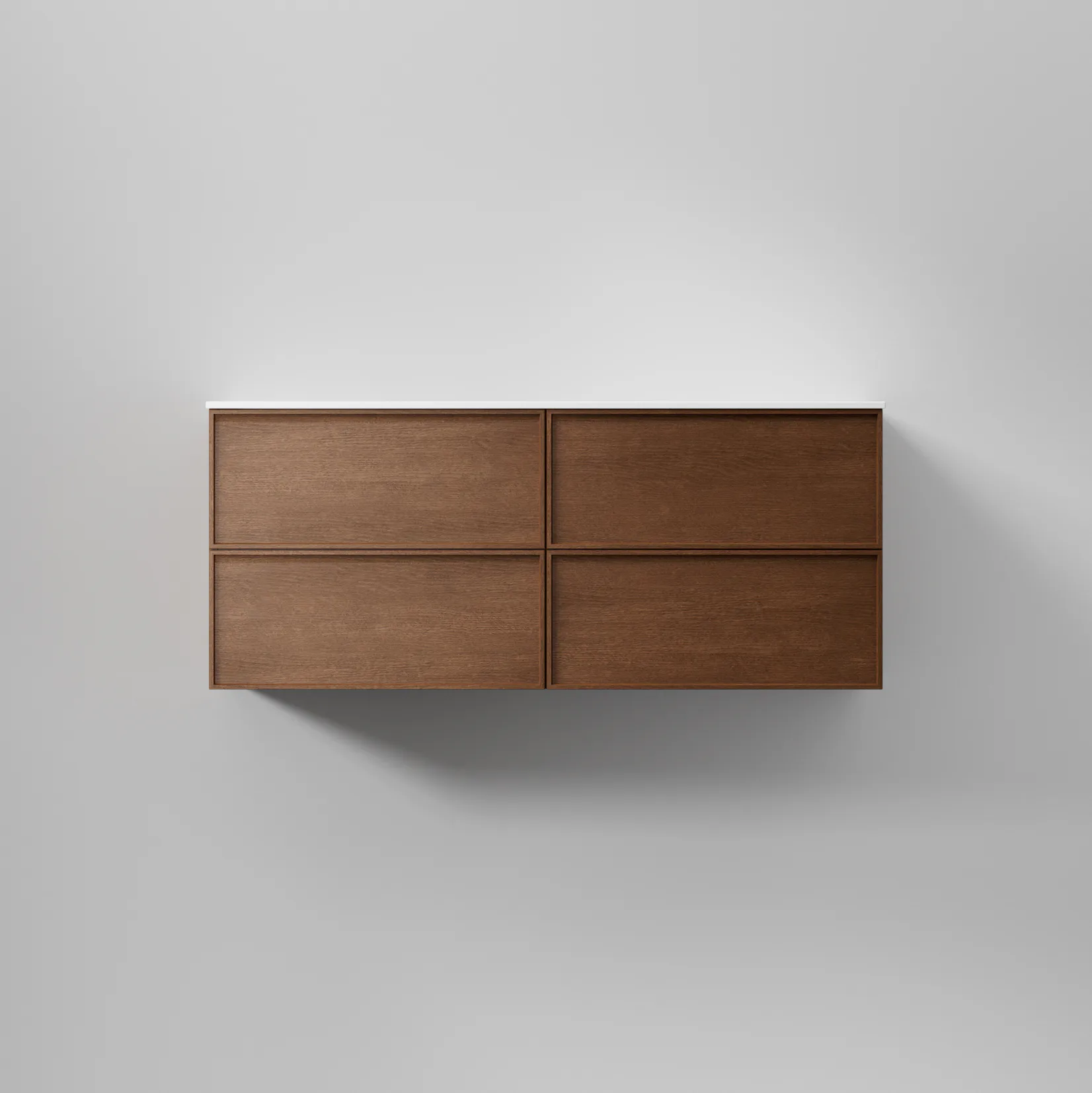 Kommod Core Nema 120 D Dark Oak, 4 Lådor Dark Oak, 1200x456x500 mm