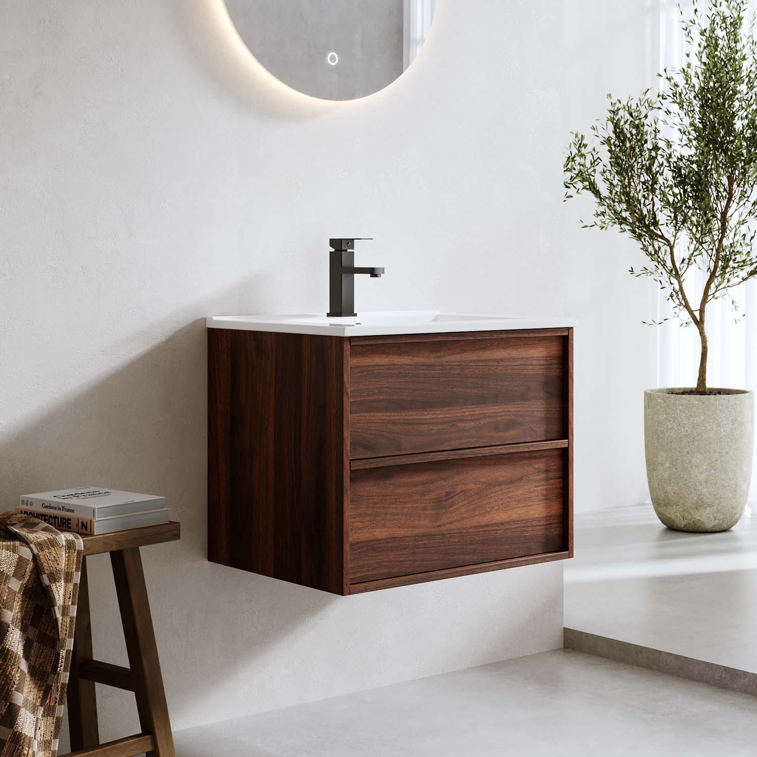 Tvättställsskåp Bathlife Charm med Tvättställ