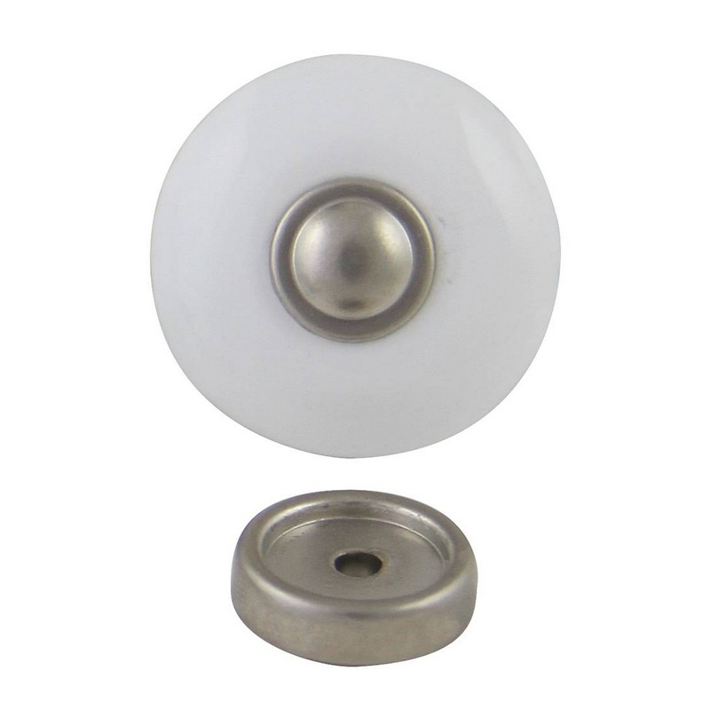 KNOPP LEIF VIT/MN Ø36MM Nickel/Vit