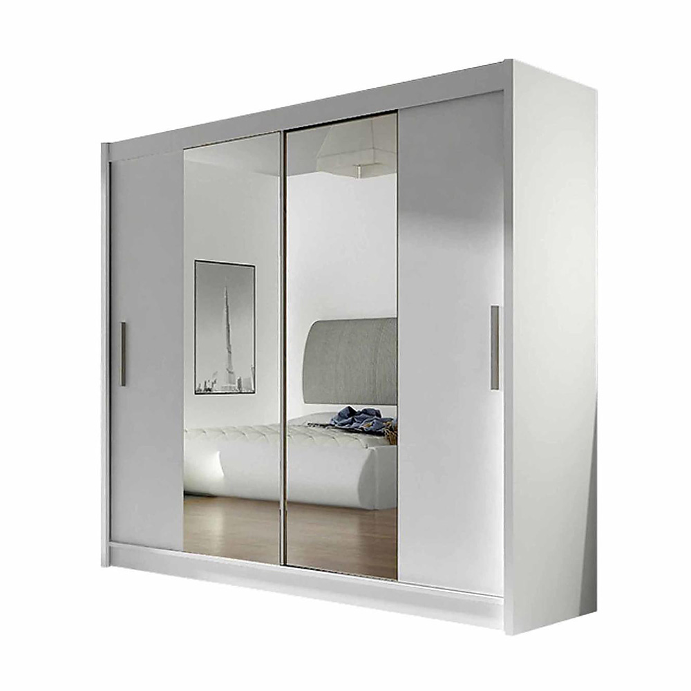 Garderob Scandinavian Choice Prag Skjutdörrar Smal Spegel