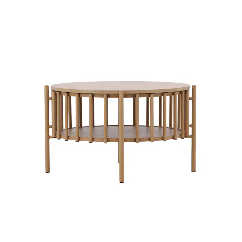 Soffbord Venture Home Rubbo Ø80x50 cm med Förvaring